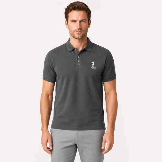Minimal Logo Polo Shirt