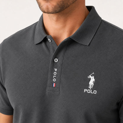 Minimal Logo Polo Shirt