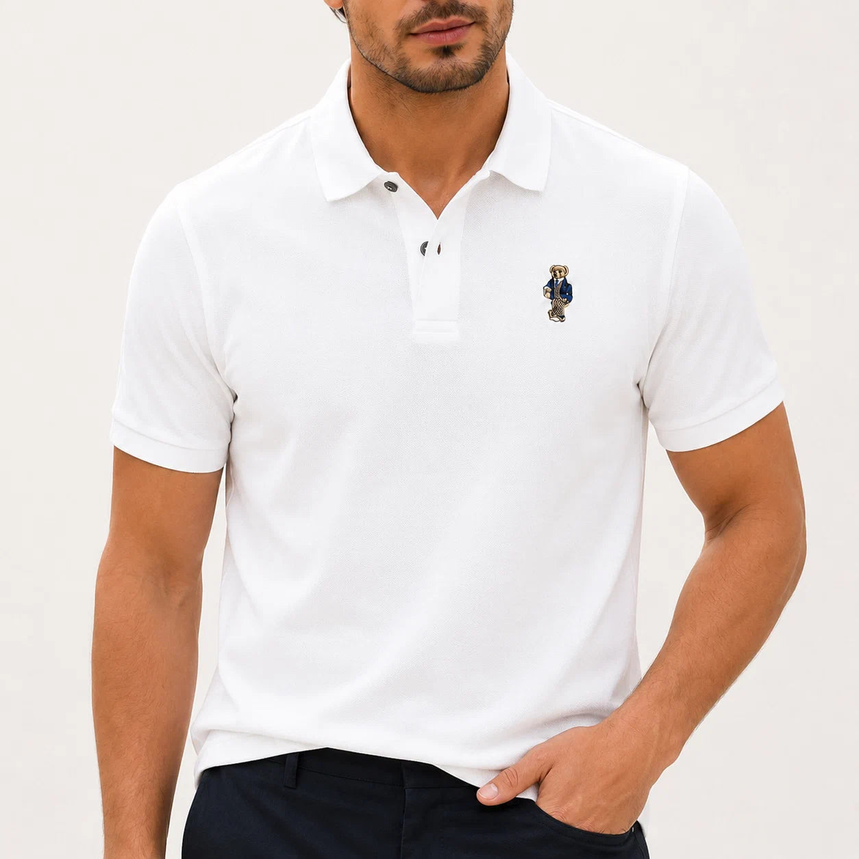Bear Crest Polo Shirt