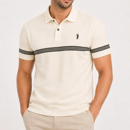 Chest Band Polo Shirt