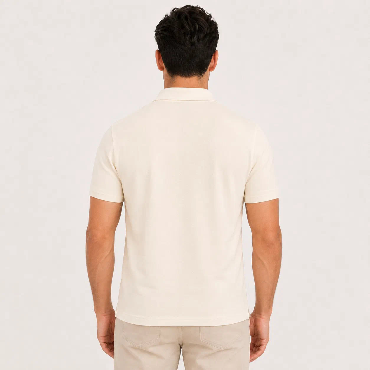 Chest Band Polo Shirt