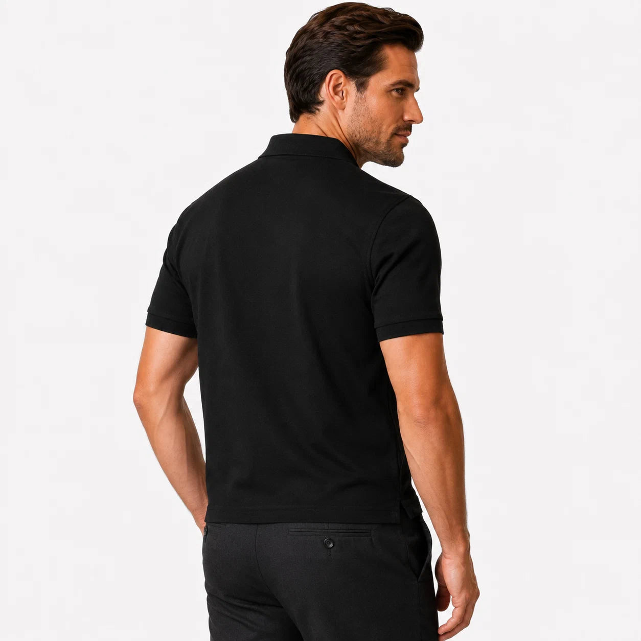 Contrast Placket Polo Shirt