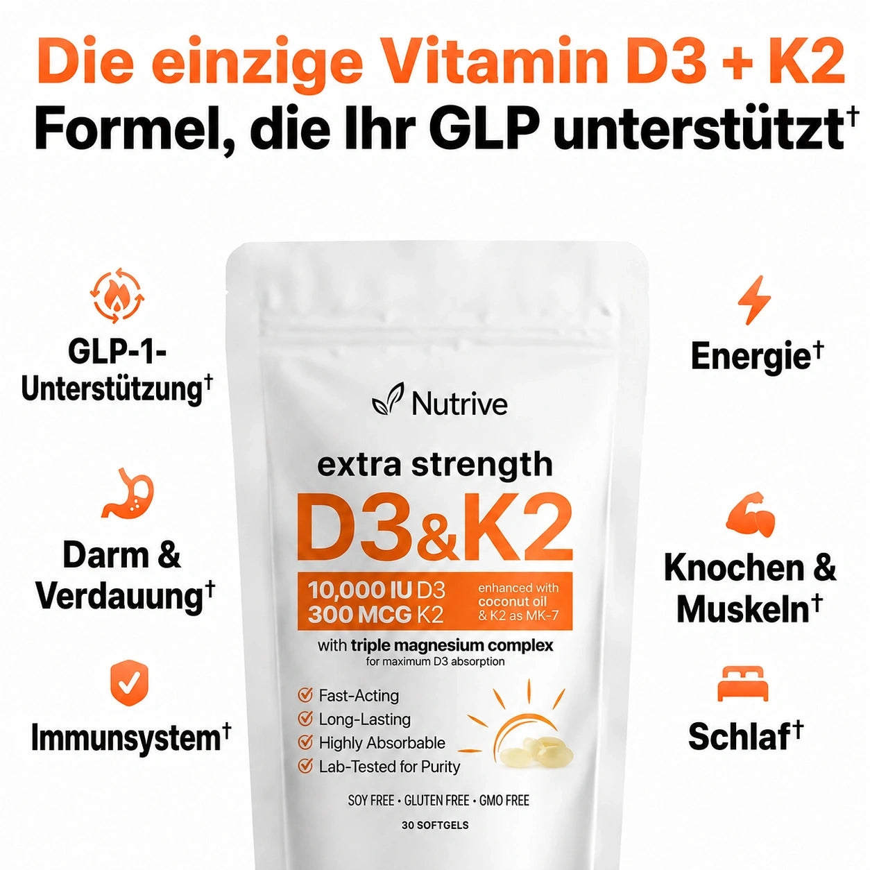 Vitamin D3 und K2