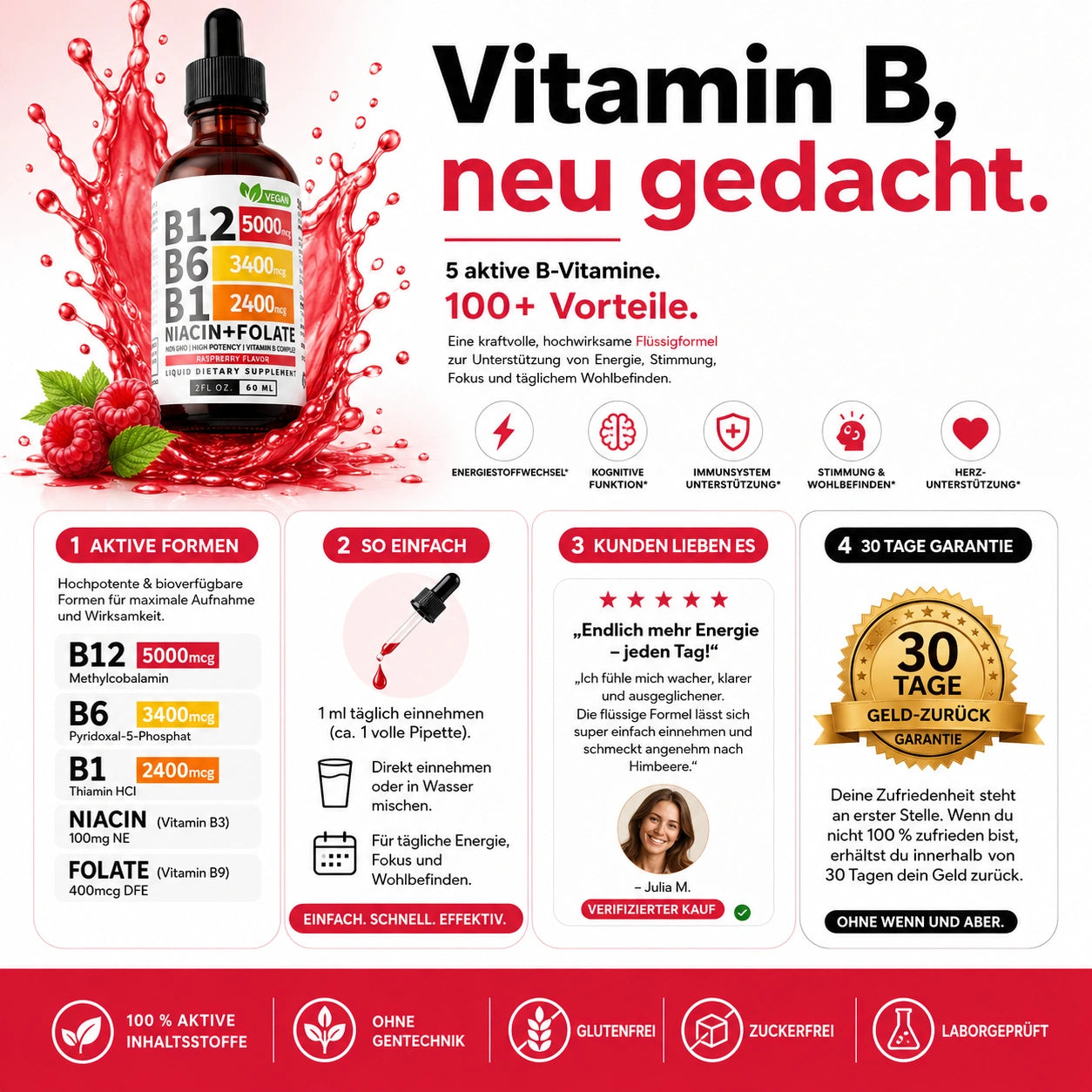 Vollständiger Vitamin-B-Komplex