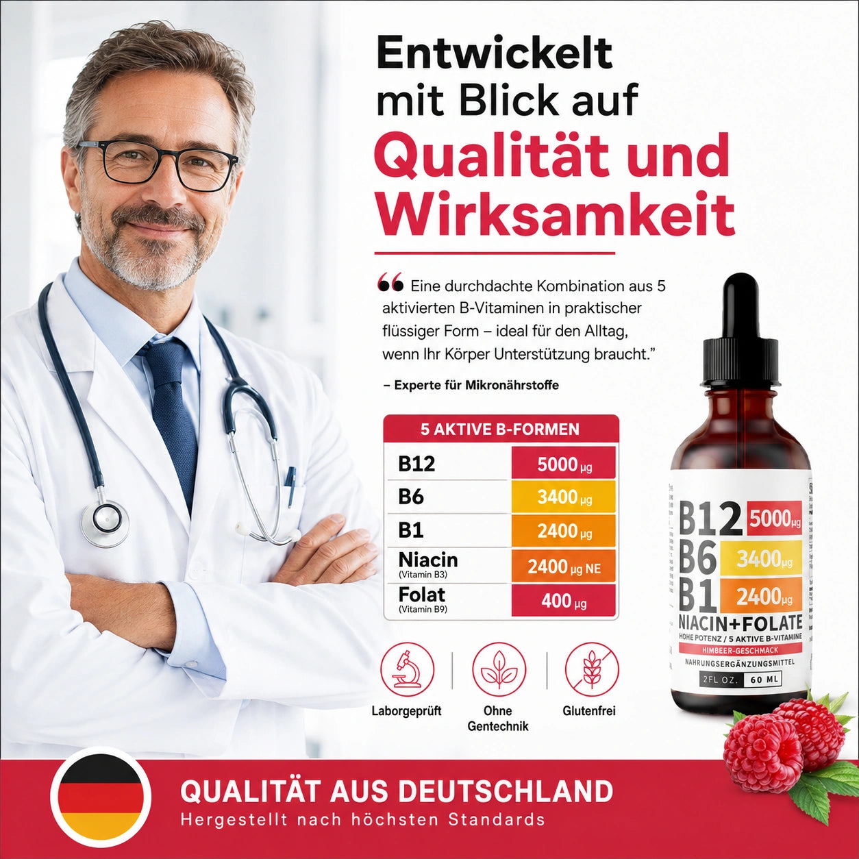 Vollständiger Vitamin-B-Komplex